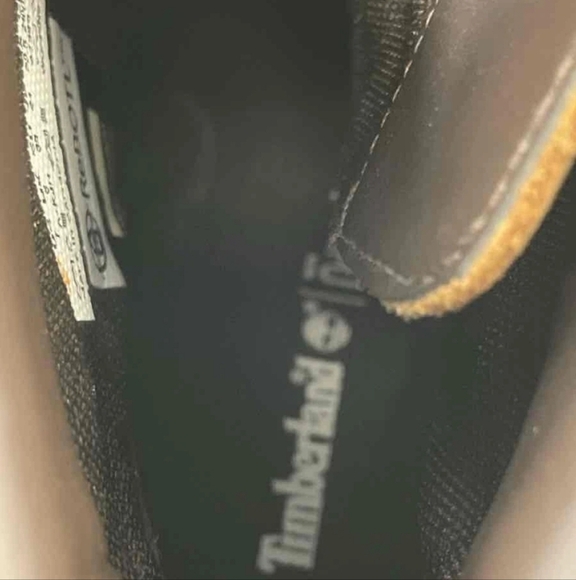 Like New!! Timberland Heeled Lace Up Boots Womens Size 7 - Picture 6 of 10